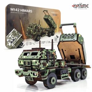 Wooden 3D Puzzle "HIMARS" 235 pcs Green Pixel (03862)