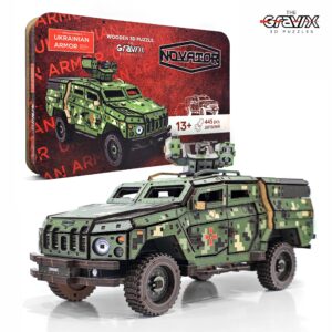 Wooden licensed 3D puzzle "NOVATOR" 445 parts 35 cm (04109)