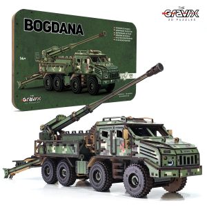 Wooden 3D Constructor "SAU BOGDANA 2.0" 616 parts 46 cm (04128)