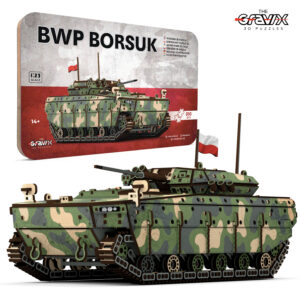 Деревянный 3D Пазл-Конструктор БМП “BWP BORSUK” 810 деталей 31 см 1:23 (04587)